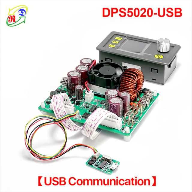RD DPS5020 програмований 6-55В 0-50В 0-20А, DPS5020 USB BT