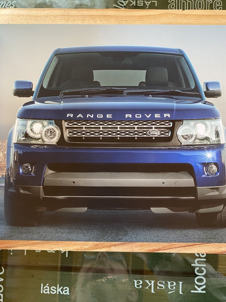 Brochura catálogo Range Rover Sport 2012 versão Portuguesa