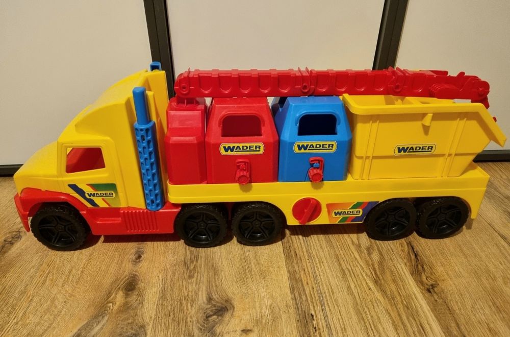 Ciężarówka śmieciarka Wader dla dzieci duża