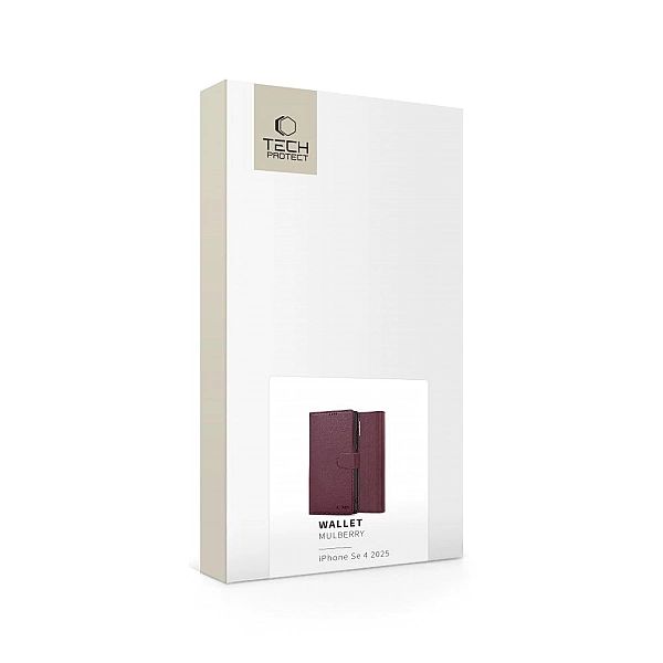 Tech-Protect Wallet Iphone Se 4/2025 Mulberry