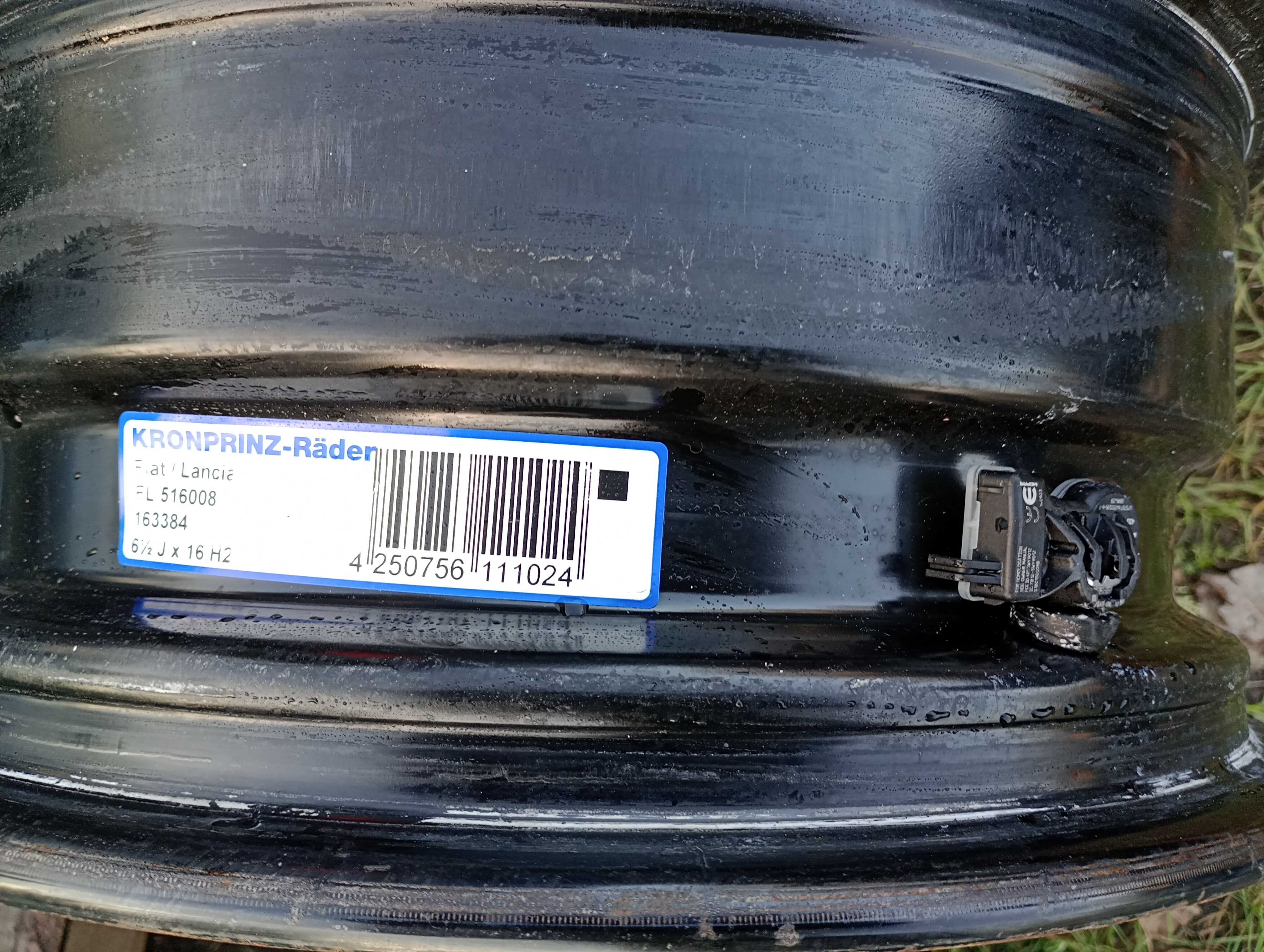 Felgi stalowe 16 cali 5x110 Fiat JEEP Lancia - czujniki cisnienia TPMS