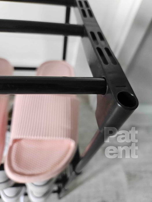 Przechowywanie dom 4 poziomy na pudełka czarny