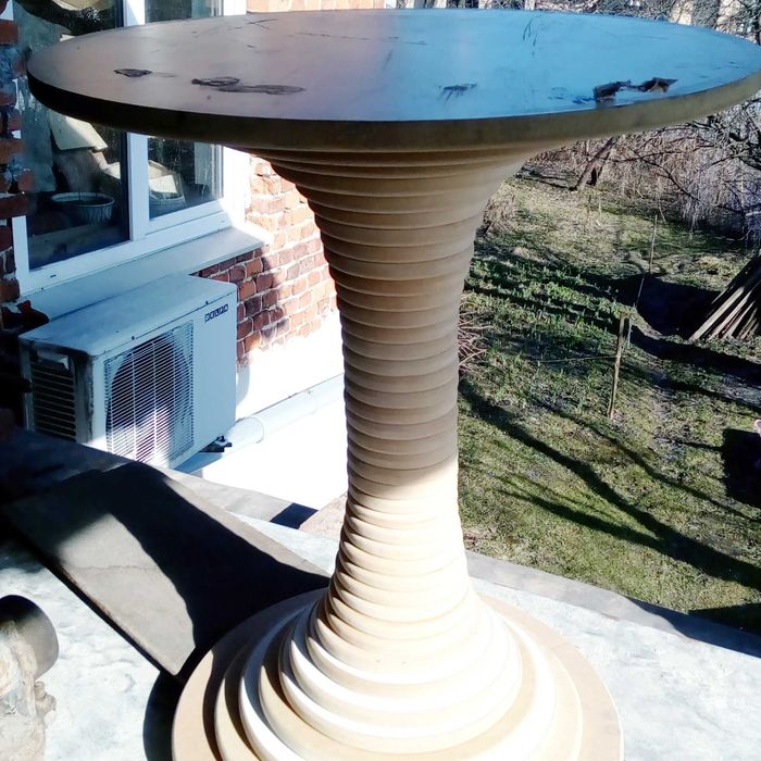 Стіл круглий з можливістю регулювання висоти, новий