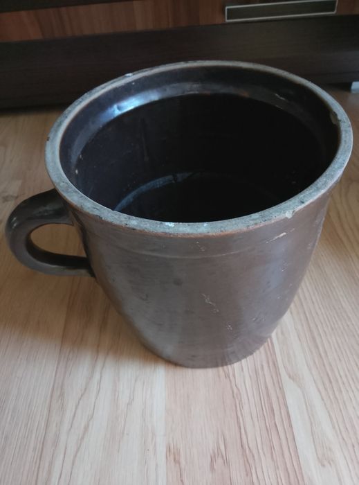 Garnek gliniany kamionkowy kamionka 3litrowy Bochnia