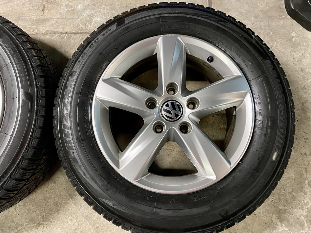 Volkswagen Touareg Alu Felgi 17 Cali + Opony 7mm + Dekle Zima Oryginal