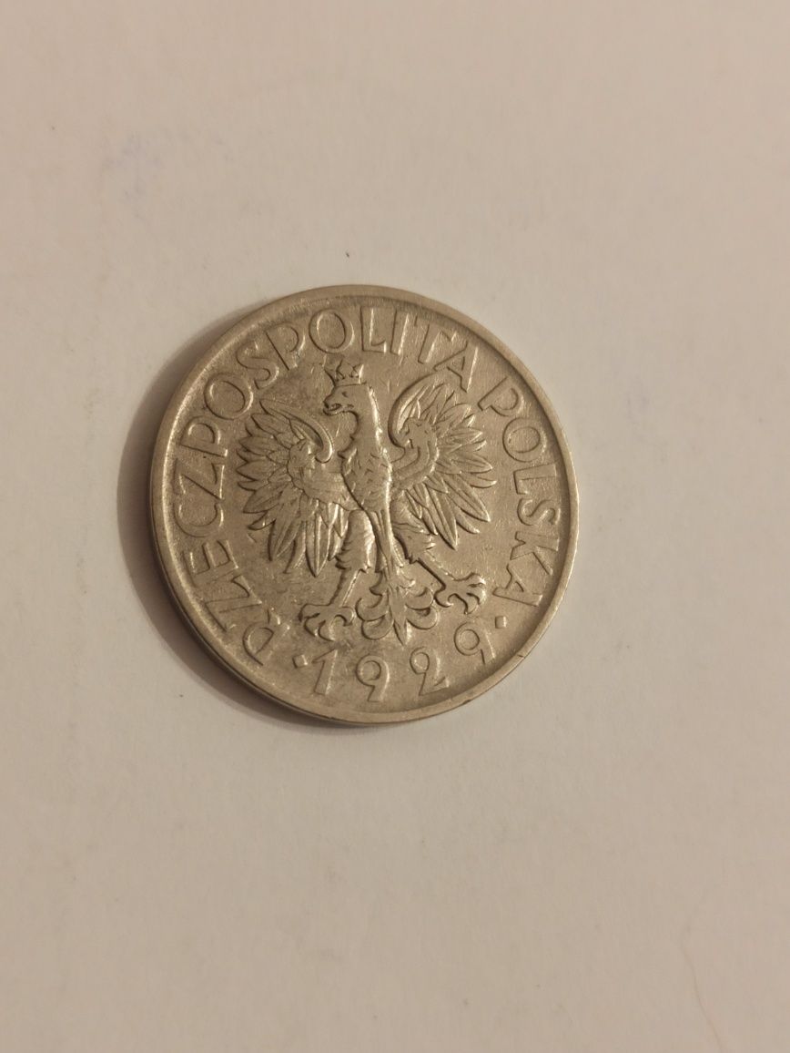 1 zł z 1929 r. Moneta polska