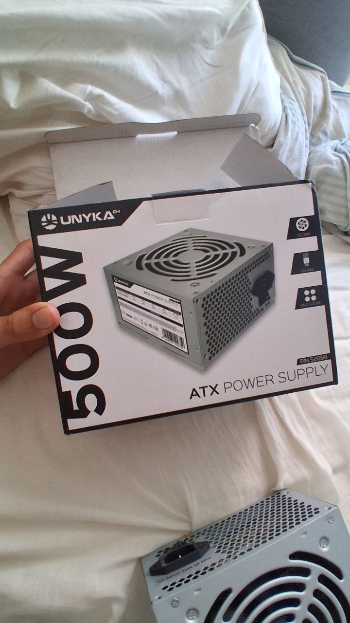 Fonte de alimentação ATX POWER SUPPLY 500W Nova nunca usada