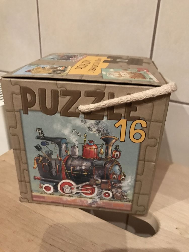 Pojazdy puzzle 3 obrazki 20 cm x 20 cm