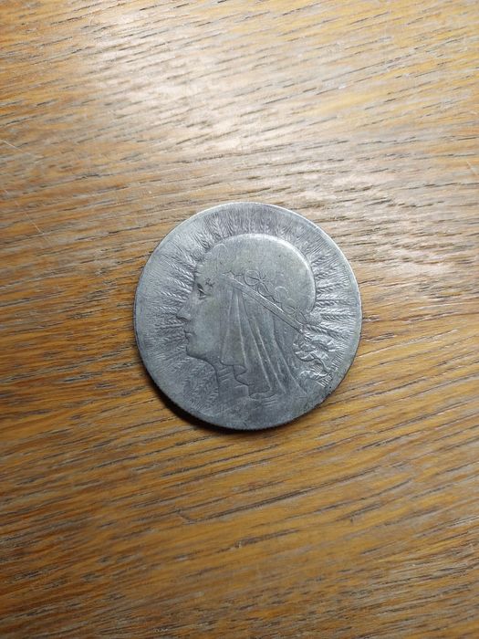 Srebrna moneta 10zł Głowa Kobiety 1932r b.z