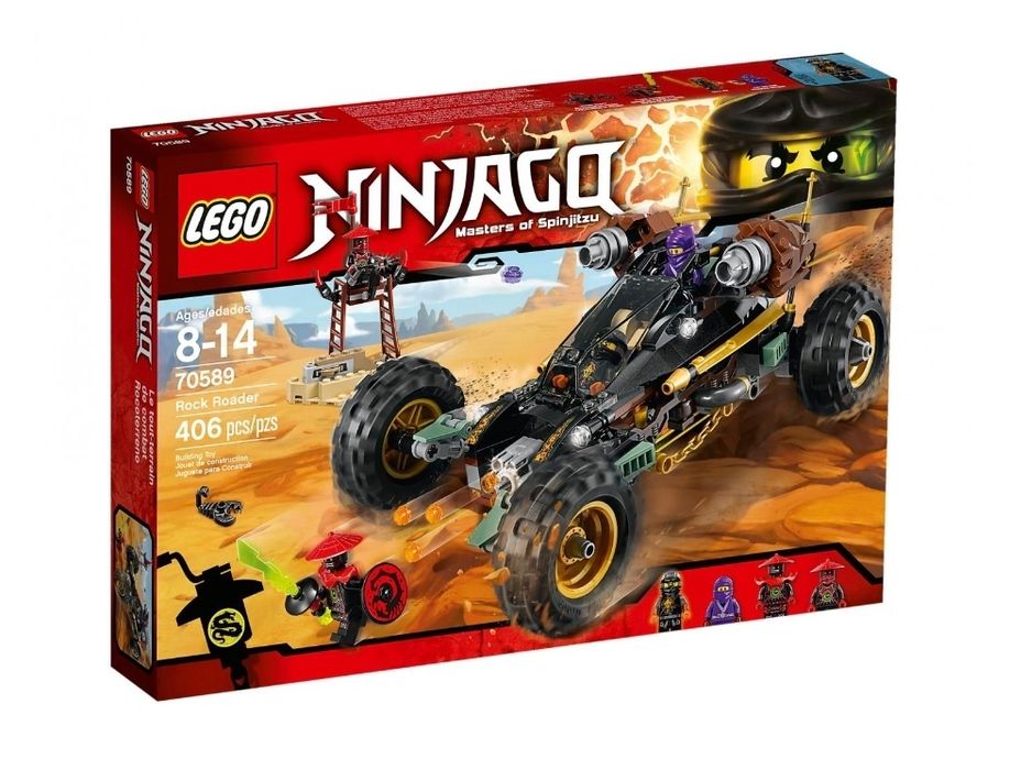 Klocki LEGO 70589 Ninjago pogromca skał autko auto Stan bardzo dobry