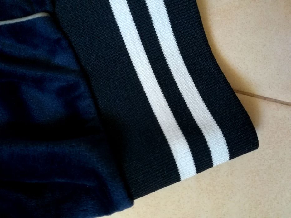 Rozpinany dres welurowy