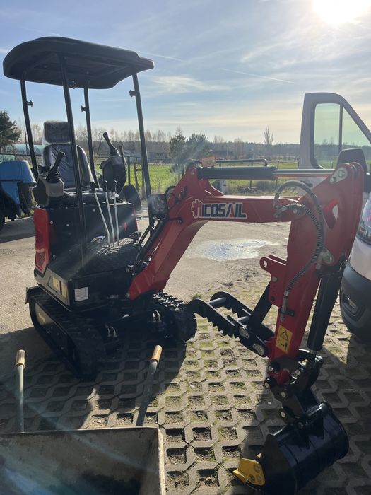 Minikoparka 1.2T jak nowa mini koparka