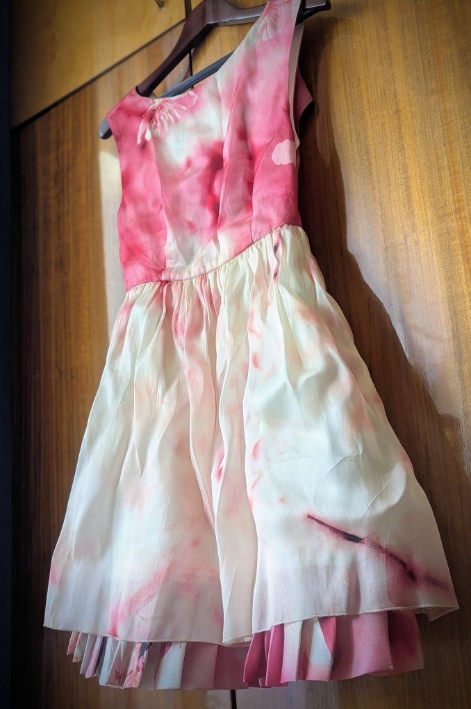 NOWA! Ekskluzywna 100% jedwab sukienka imprezowa Alice + Olivia. r.S!!