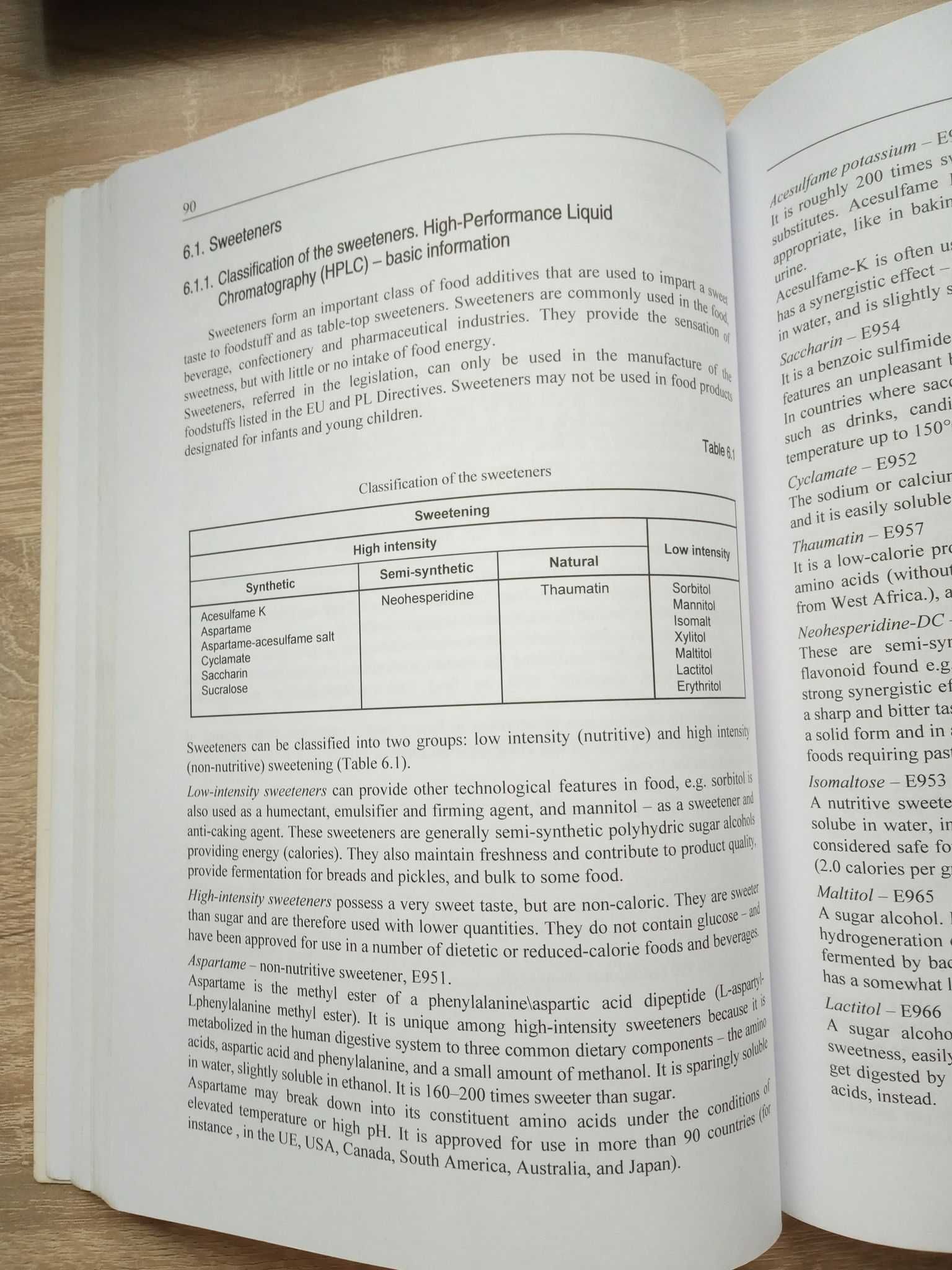 Food Quality Script for Laboratory Exercises Politechnika Gdańska 2011
