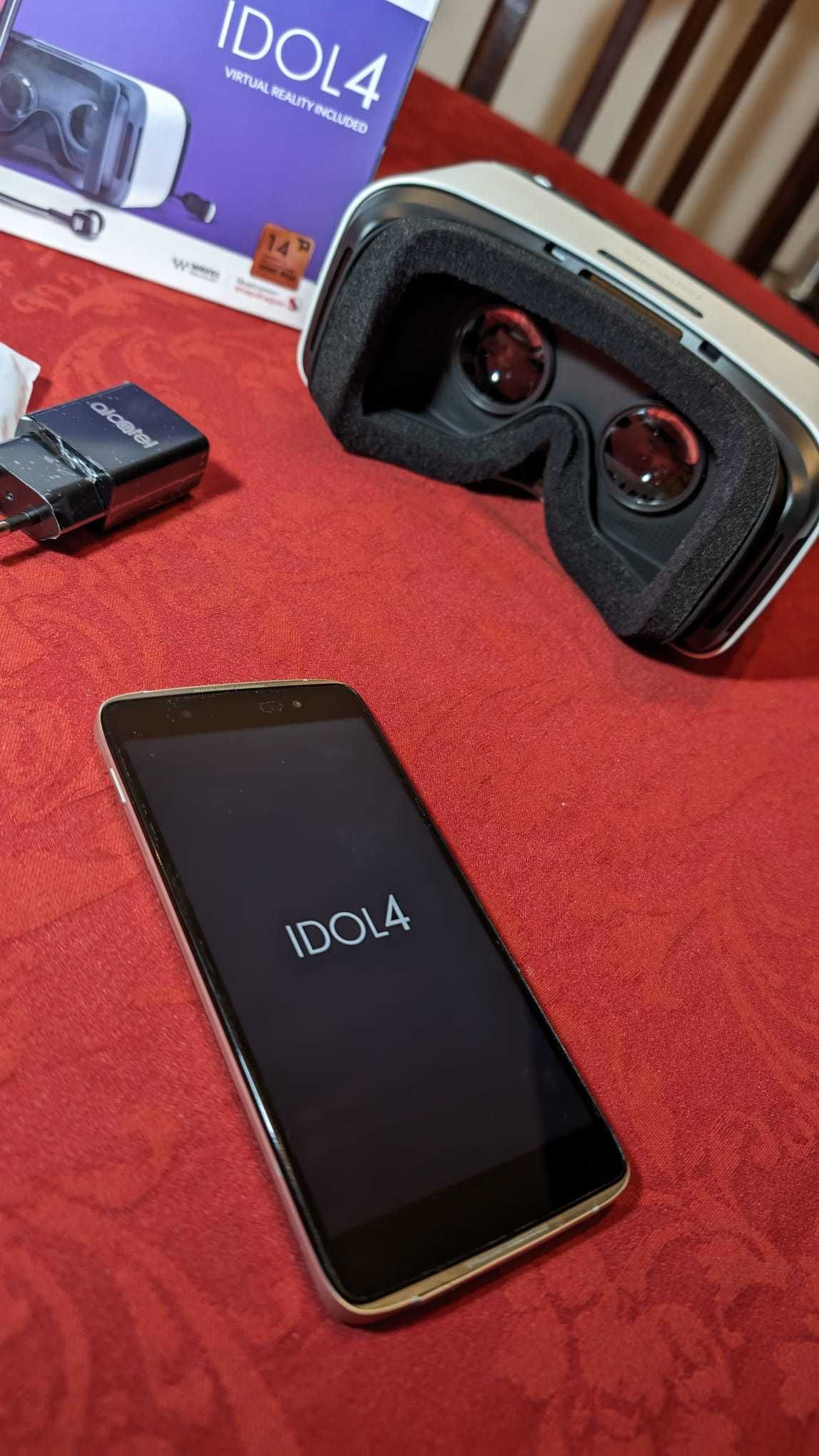 Óculos realidade aumentada 3D NOVOS + Alcatel Idol 4 + 2 capas + caixa