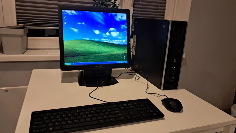 Retro Zestaw HP do Gier  WinXP/2x3.0GHz/Grafika-1GB/80GB/Monitor 17'