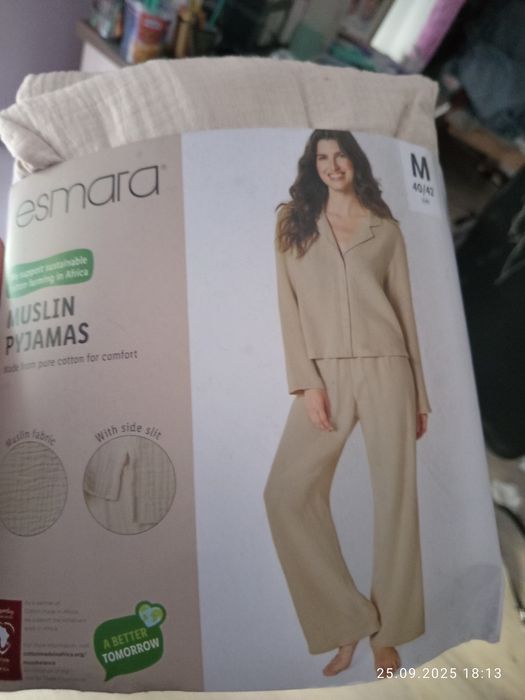 NOWY komplet matriał muslin rozmiar L/XL