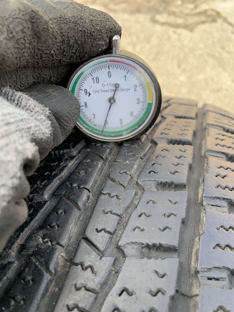 Шини 6шт 185/75 R16C Hankook 6-5.8 мм 2019 рік 185 75 16С