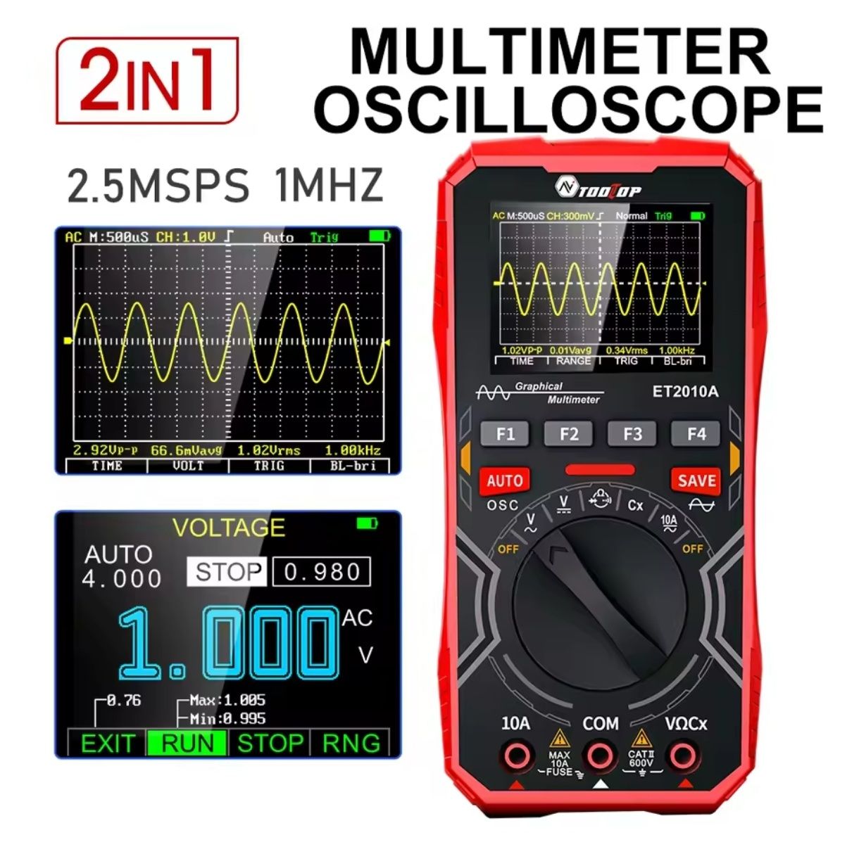 Multimetr i oscyloskop 2w1
