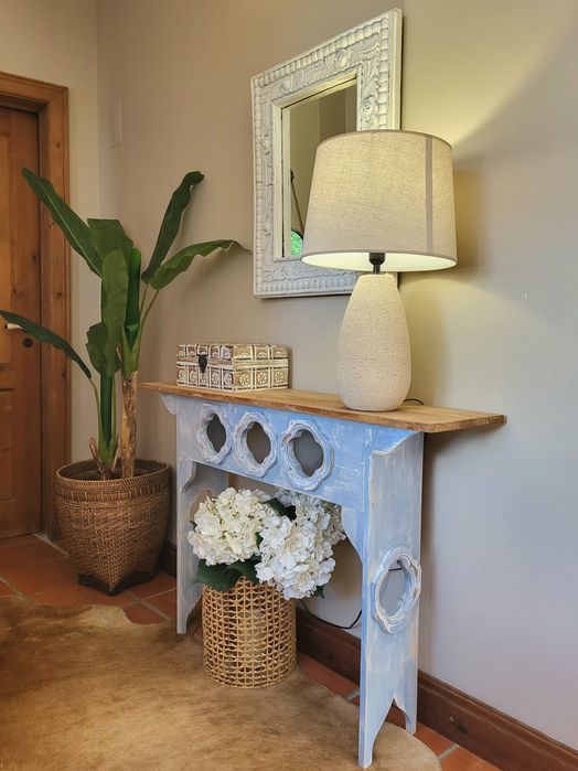 consola, aparador, mesa, movel, rustico