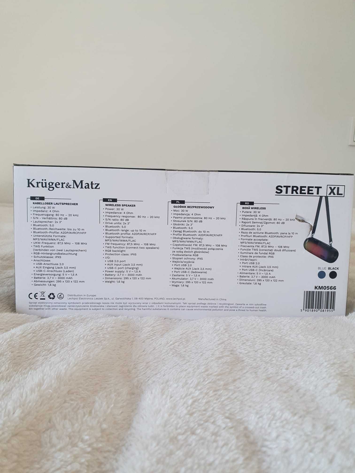 Kruger&Matz Głośnik Street XL