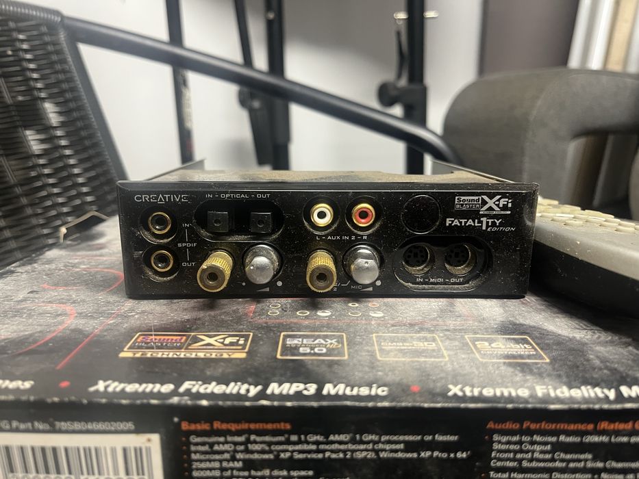 Panel Soundblaster X-fi FATALITY