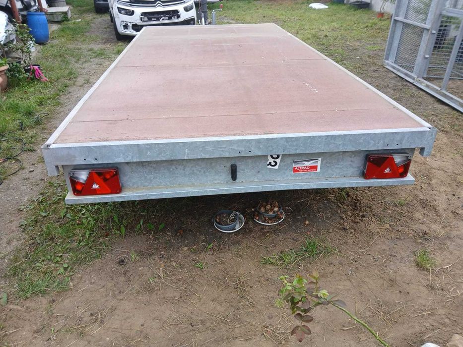 przyczepa ciężarowa platforma SORIN mocna duża 415 cm x 195 cm DMC2700