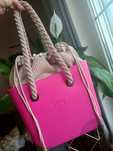 Nowa torebka obag mini fucsia rose