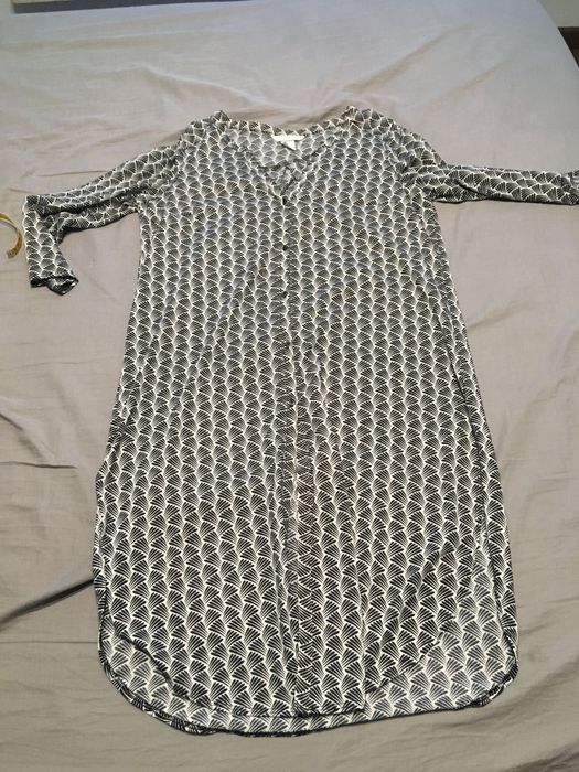 Tunika czarno-biała H&M XS