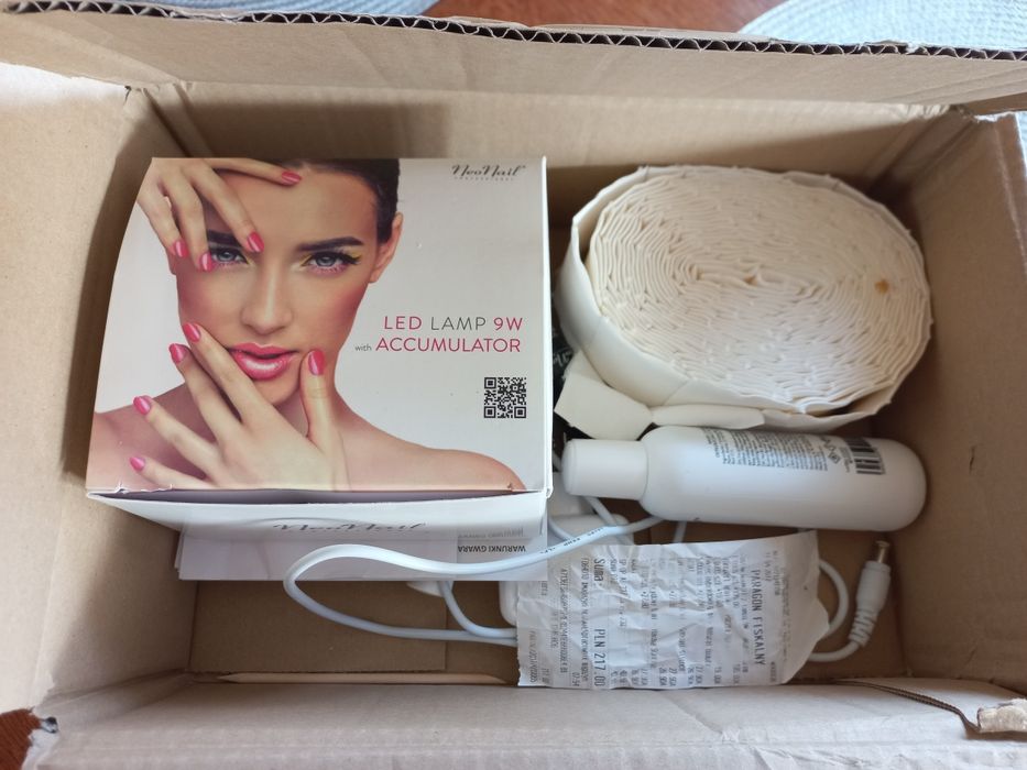 ***Lampa do hybrydy, Zestaw XXL NEO Nail 9W