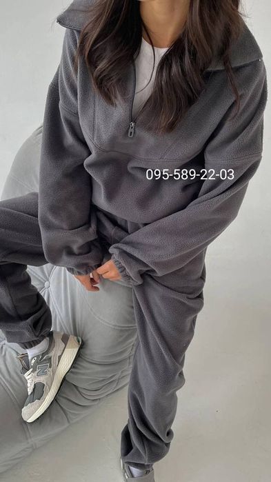 Жіночий флісовий костюм, жіночий теплий костюм зимовий костюм флісовий