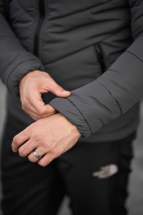 Куртка чоловіча осіння The North Face сіра