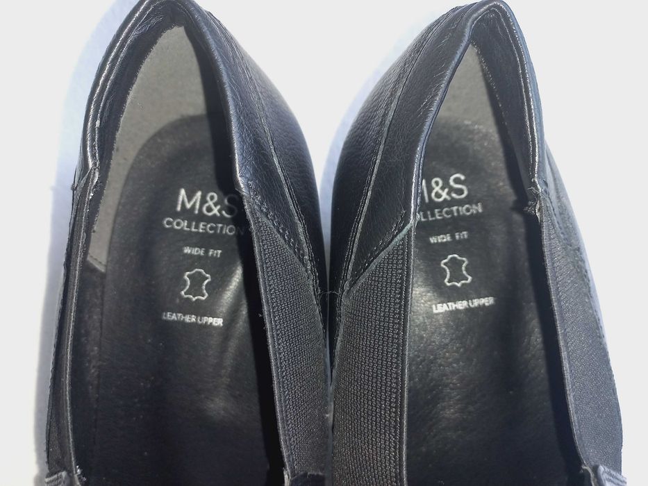 Ботильони зручні шкіра, устілка 27,5 см.