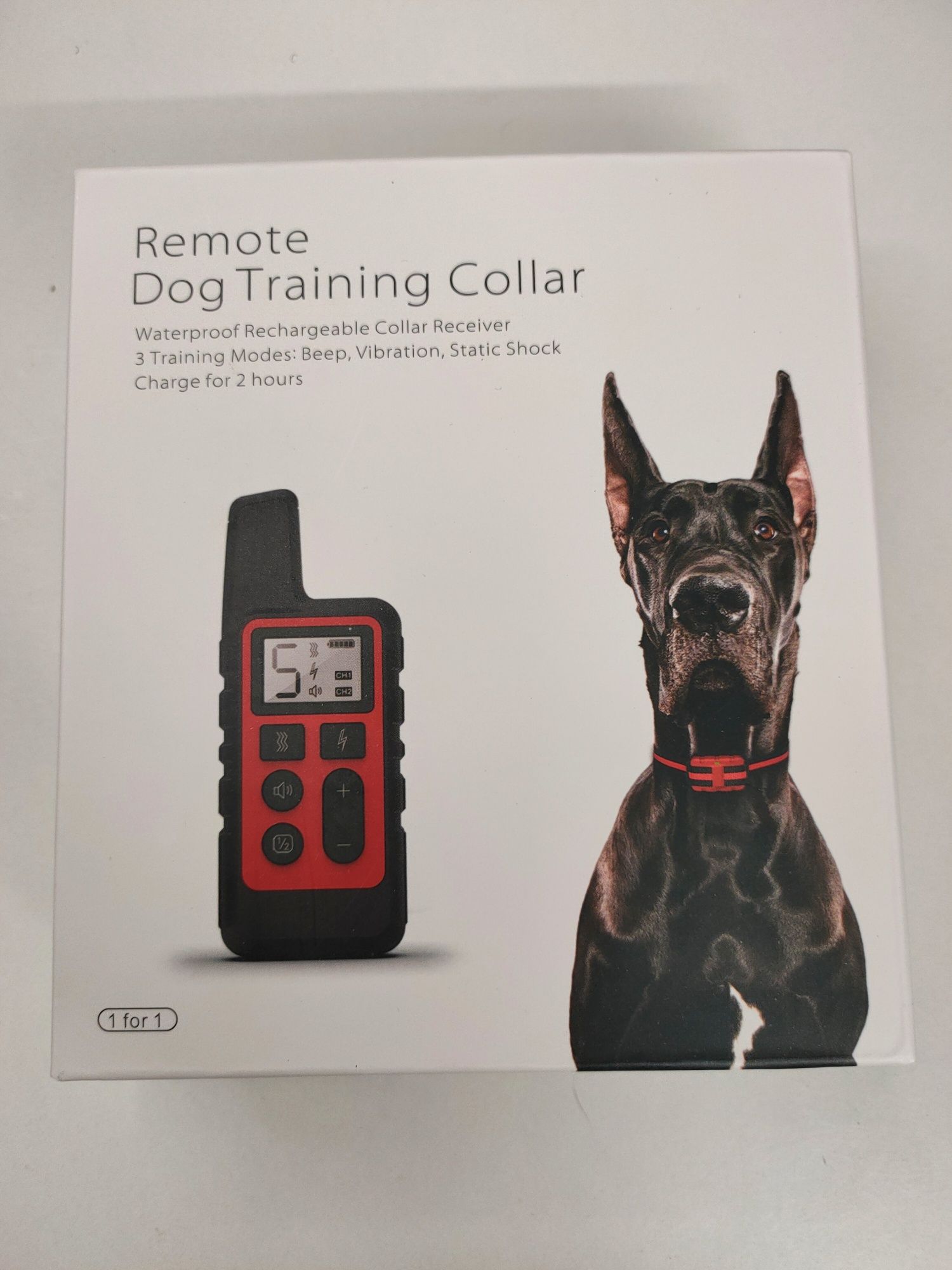 Coleira de adestramento (treino) para cães a bateria