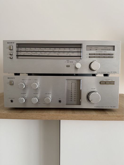 Стерео підсилювач  SONY TA-333 тюнер Sony ST-333 не ресівер