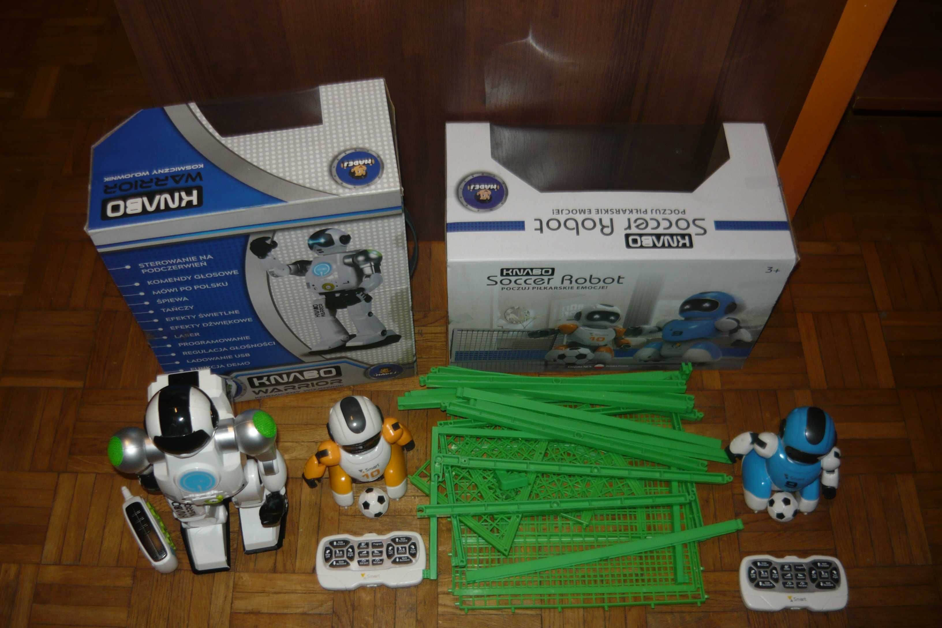 Roboty Zdalnie Sterowane - Wojownik i Piłkarze