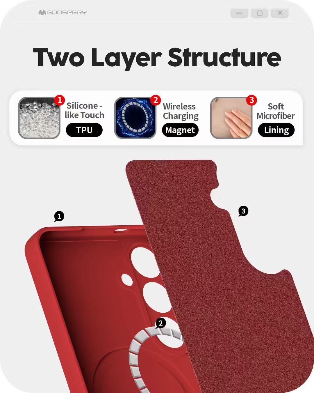 Etui do iPhone 16 Pro Max Mercury MagSafe Silikonowe różowe