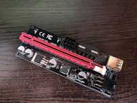 Райзер Ver. 009S Plus, PCI-E 1х to 16x, USB3.0 кабель 60 см
