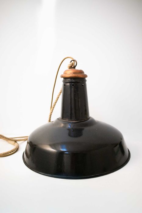 Candeeiro industrial vintage anos 50/60/70