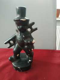 Figurka ceramiczna kominiarz czarny