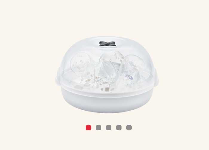 Esterilizador biberon Nuk microondas