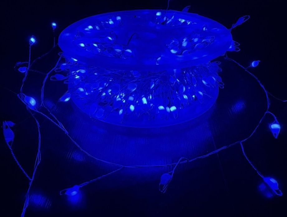 Мішура(хвойна лапа) 20м,30м,срібний дріт,usb, крупний діод. НОВИНКА