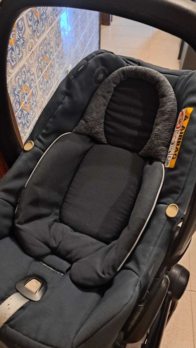 Ovo+Alcofa+Carrinho Maxi Cosi