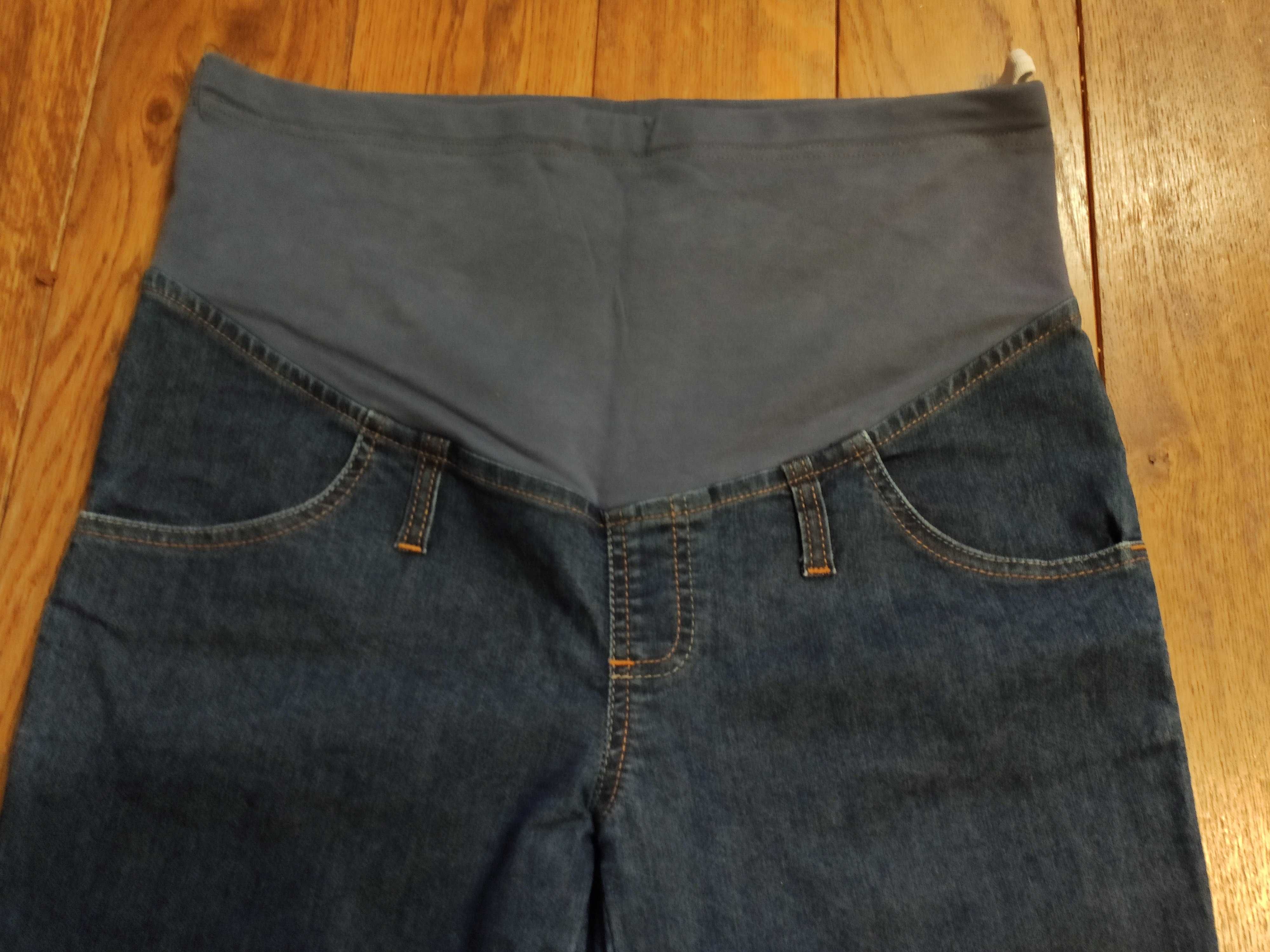 Spodnie ciążowe jeansy, rozmiar L, Branco