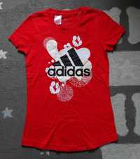 Nowa koszulka Adidas rozm. 164cm czerwony t-shirt