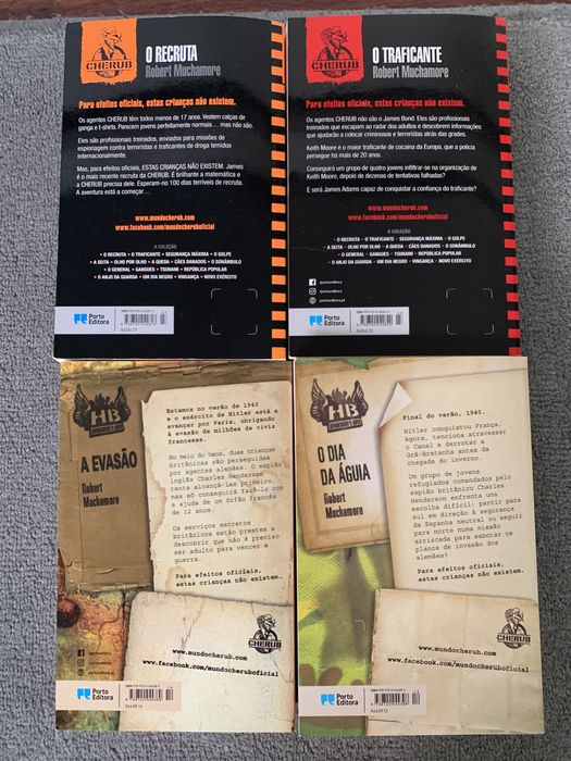 livros juvenis de Robert Muchamore