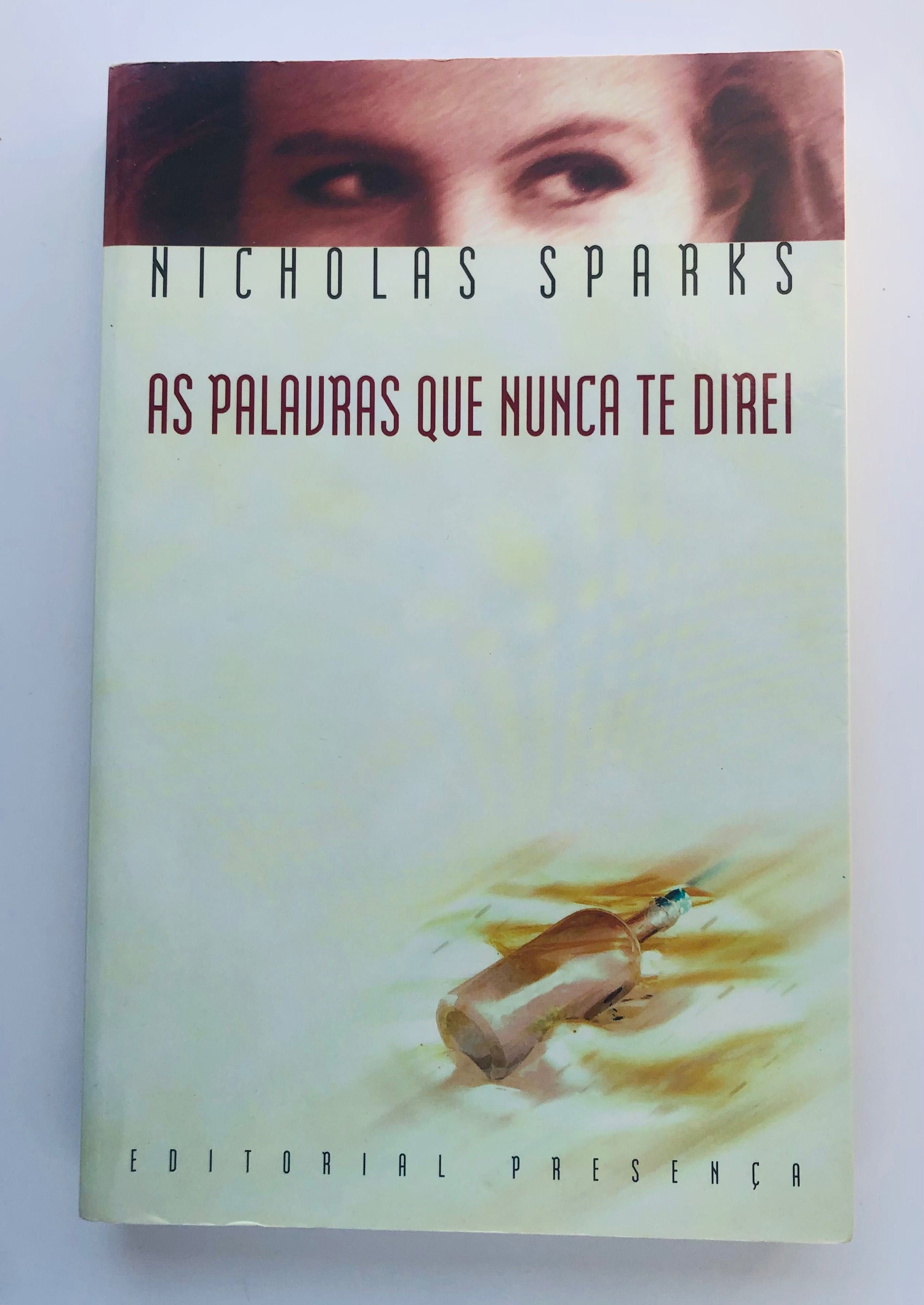 "As Palavras Que Nunca Te Direi" de Nicholas Sparks (Portes Incluídos)