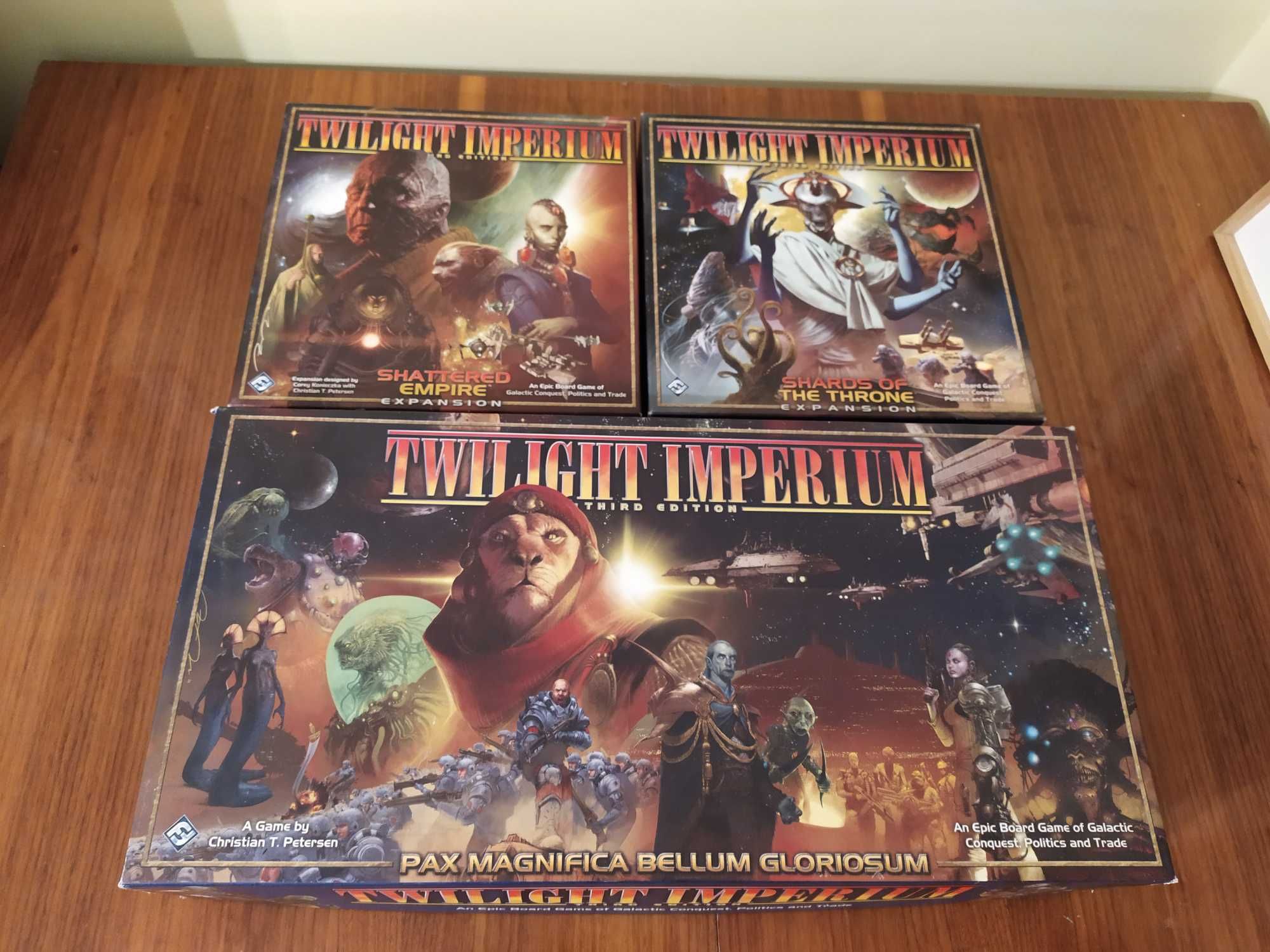 Twilight Imperium 3 ed dodatki Shattered Empire Shards of the Throne