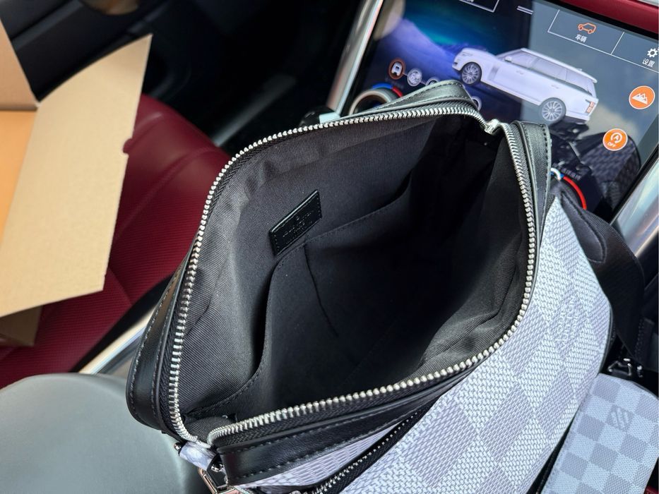 LOUIS VUITTON 3в1 сумка мужская черная messenger 3v1 через плечо