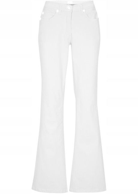 B.P.C spodnie białe bootcut r.54